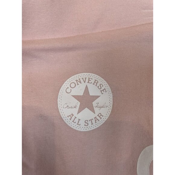 Converse Leggings Girls Size 4 XS 3 - 4 Years old Pink w/ Logo Lettering  NEW - Picture 5 of 12